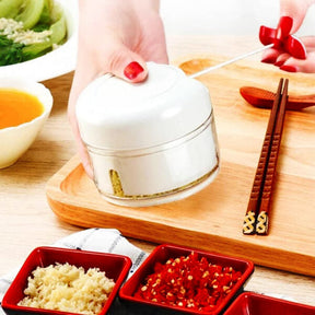 Mini Food Garlic Vegetable Grinder Chopper Multi-Function Manual Food Processor