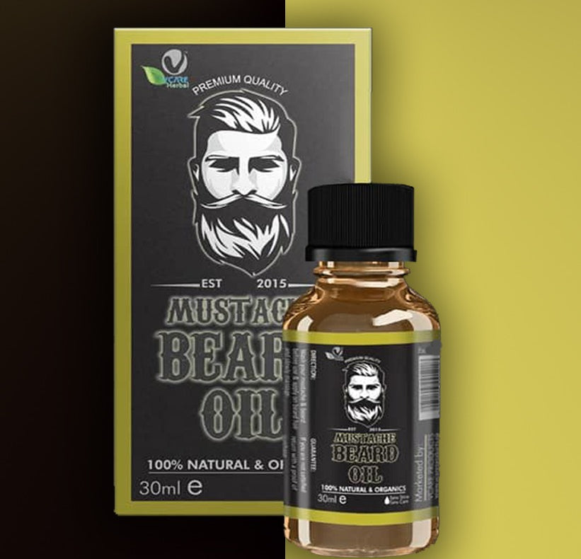 "V Care Herbal Beard Oil - Professional 30ml | Best for Beard Growth & Care"