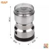 Raf Multi-Purpose Stainless Steel Electric Coffee and Spice Grinder