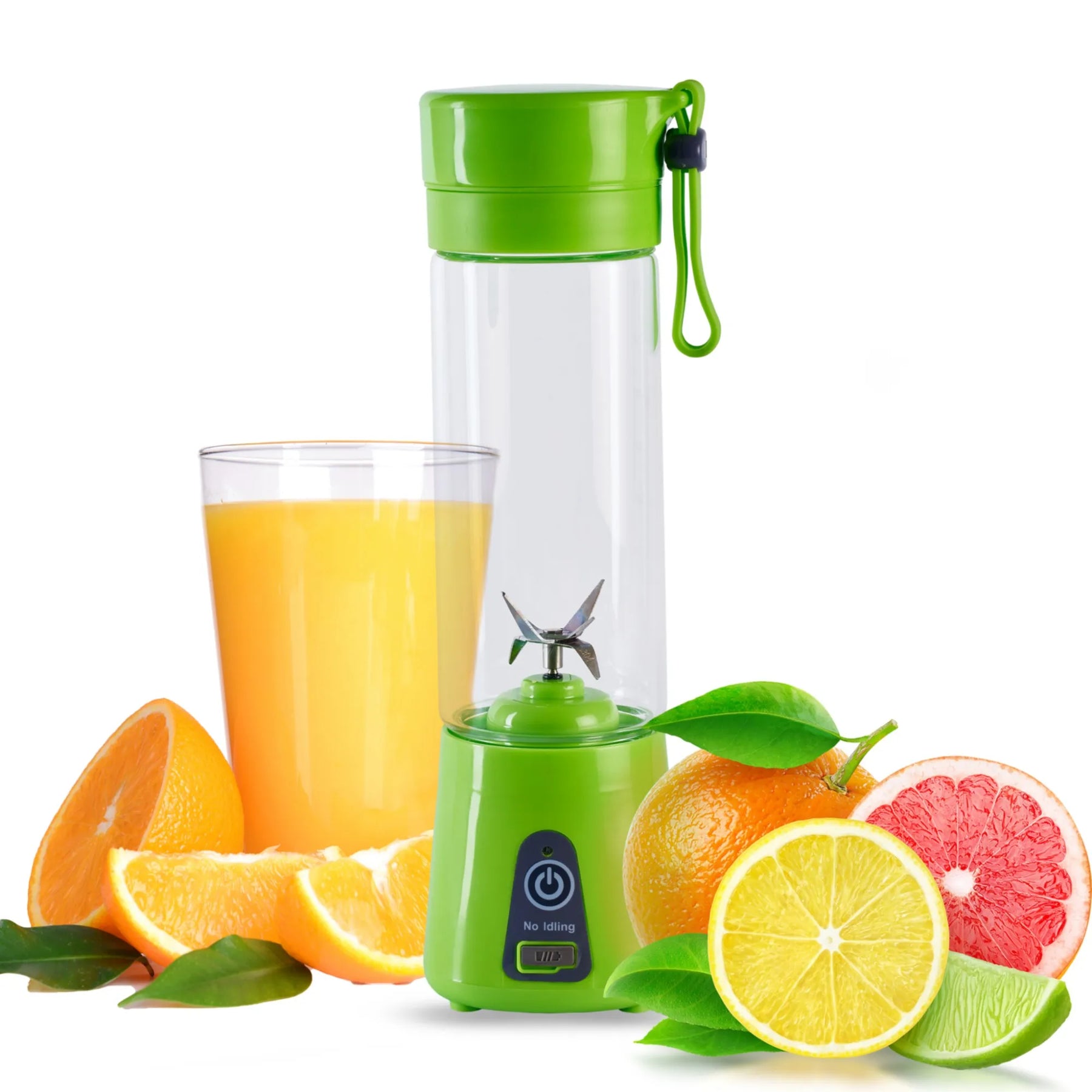 6-Blade Portable Electric Blender & Mini Juicer