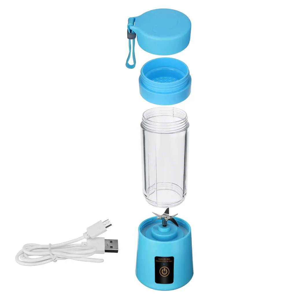 6-Blade Portable Electric Blender & Mini Juicer