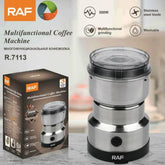 Raf Multi-Purpose Stainless Steel Electric Coffee and Spice Grinder